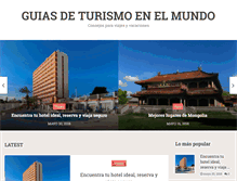 Tablet Screenshot of guiasturismomundo.com